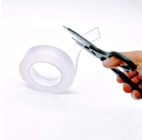 Multi-Functional Nano-Adhesive Residue-Free Transparent Super-Adhesive Tape Roll